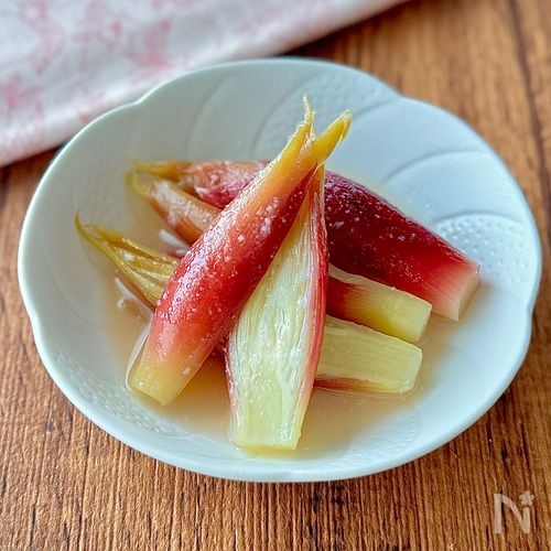 夏の箸休めに【みょうがの塩麹甘酢漬け】