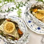 レモン酢マリネで美味しく減塩！白身魚のホイル焼き