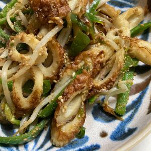 1186433の作ってみた!投稿(【ちくわピーマンもやしのおかかごま醤油】ご飯がすすむ簡単副菜)
