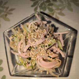 KUMIKOの作ってみた!投稿(レンジで簡単『きゅうりともやしの中華和え』)