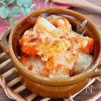 山芋キムチと新じゃがのマヨチーズ焼き