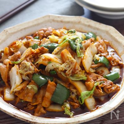 【白菜で回鍋肉】簡単でご飯が進むおかず!美味しい~♪