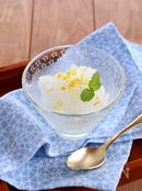 レモン香る日本酒のグラニテ