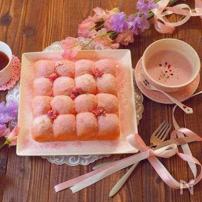 桜ちぎりパン