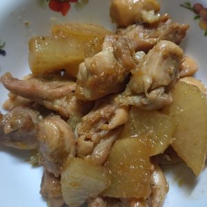 1523262の作ってみた!投稿(味がしみしみ♪『鶏大根の甘辛照り煮』【作り置き＊お弁当】)
