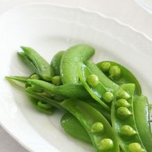バターの三つの役割は・・・スナップえんどうのエチュベ