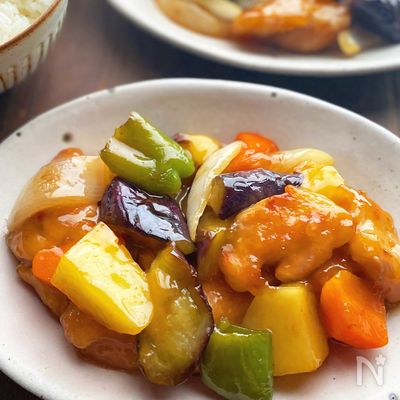 野菜たっぷり栄養満点！鶏肉と野菜の甘酢あん