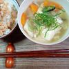 M*Pの作ってみた!投稿(安いあらを使い回す|秋鮭のフレークと極上だしで作る根菜汁)