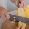 娘がおかわりした重ね煮【コーンクリームパスタ】の下準備