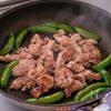 【豚肉とスナップエンドウの卵炒め】しゃきふわ♡春の三色炒めの工程2