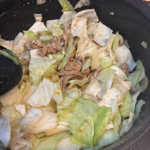 1169387の作ってみた!投稿(【豚こまとキャベツの和風だし醤油炒め】しょうが香る野菜炒め♪)
