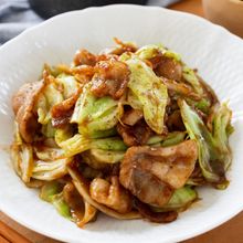 『豚バラキャベツの甘辛味噌炒め』10分簡単☆ご飯が進む‼︎