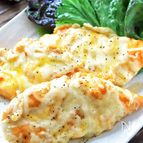 【鶏ささみのピリ辛味噌マヨチーズ焼き】作り置き・冷凍保存