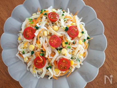 切干大根と５品目野菜の塩レモンマリネ