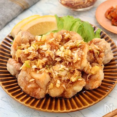 揚げずにカンタン!カリカリ油淋鶏