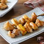 【材料3つ・本格メニュー】照り旨！焼き鳥（ねぎま）串
