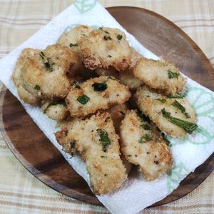 M＊Pの作ってみた!投稿(簡単サクッ【鶏むね肉の青じそパン粉焼き】)
