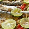 秋刀魚ときのこのパエリアの工程4