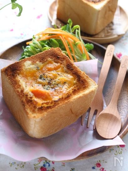 市販のミニ食パンを使ったボートブレッド風アレンジパン