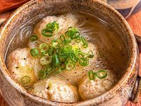 【鶏団子の春雨スープ】夜食にもおすすめ◎