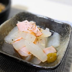 莉子の作ってみた!投稿(とろとろ大根のうま塩煮【#作り置き #煮るだけ #やみつき】)