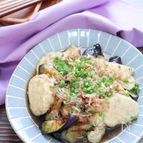 なすと鶏むね肉の焼きびたし