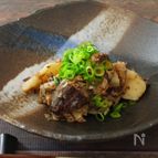 大和芋とさば缶の炒め煮