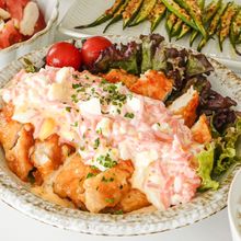 【揚げない】紅生姜タルタルが絶品！鶏むね肉のチキン南蛮