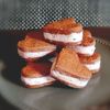 サトちゃんの作ってみた!投稿(チョコクッキーのベリーチーズクリームサンド♡バレンタイン♡)