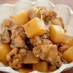 大根と手羽元のにんにく酢醤油煮
