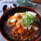 ＼野菜増し増し／白菜たっぷりあんかけ蕎麦
