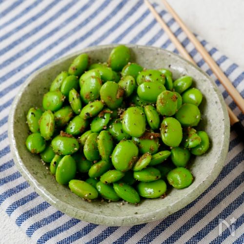 スパイシー【枝豆のクミン和え】植物油不使用