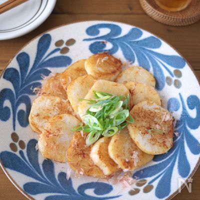 ほっくり長芋のおかかじょうゆステーキ【あと1品おかずに】