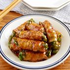 ご飯がすすむ！てりてり♪ピーマンの肉巻き
