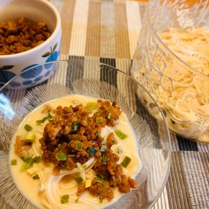 puricoの作ってみた!投稿(【豆乳担々つけそうめん】美味しすぎる！ひんやり素麺アレンジ♡)