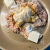うどんスープで作る「和風豆腐つくね」の工程1