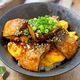 【ふわとろ卵とサバの蒲焼丼】ごはんとの相性抜群♩