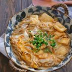 めんつゆで簡単！新ごぼうとお揚げの柳川風煮