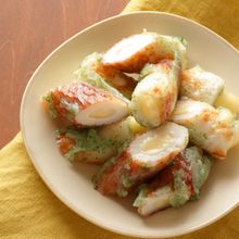 チーズちくわの磯辺揚げ焼き