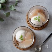 5分でできる♡桃のジェラート