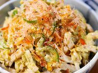 白菜あま～い🤩シャキシャキ白菜サラダ🥗おかかマヨポン😘