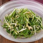 切って和えるだけ！水菜とカイワレ大根の韓国風ピリ辛和え