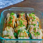 レンジで完結！ジューシー豚巻きズッキーニの旨だれ蒸し