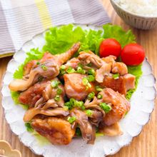 【鶏肉と舞茸レモンソテー】15分あれば完成炒め物♡