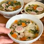なんか懐かしい【給食ワンタンスープ】