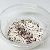 耐熱ガラス容器で焼く、チョコレートバスクチーズケーキの工程3