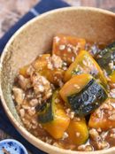 かぼちゃのそぼろあん【冷凍作り置き】