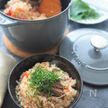 サバ缶と丸ごとトマトの炊き込みごはん