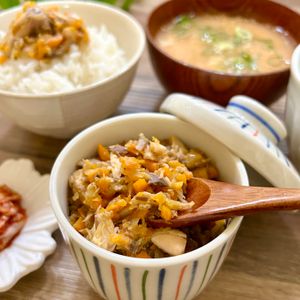 のりのり🐾🎀🤍の作ってみた!投稿(お魚嫌いさんも食べられる＊鯖そぼろ＊作り置き#お弁当)