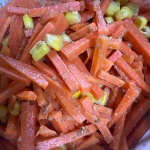 あけみの作ってみた!投稿(子どもが喜ぶ【にんじんとコーンの白だし和え】)